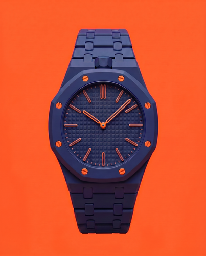 Pack Abyssal Bleu — Montre + Bracelet Bleu